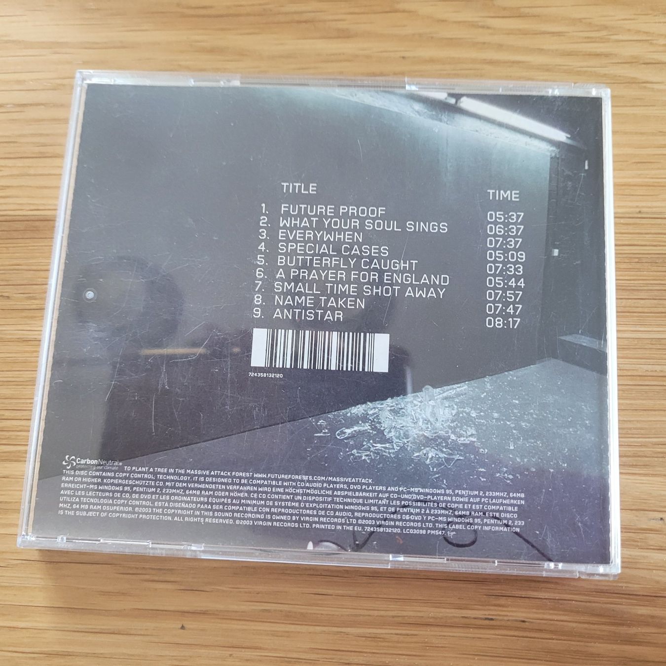 CD: CD Massive Attack 100TH Window – Usato da Biel/Bienne venduto da Destockweb 2