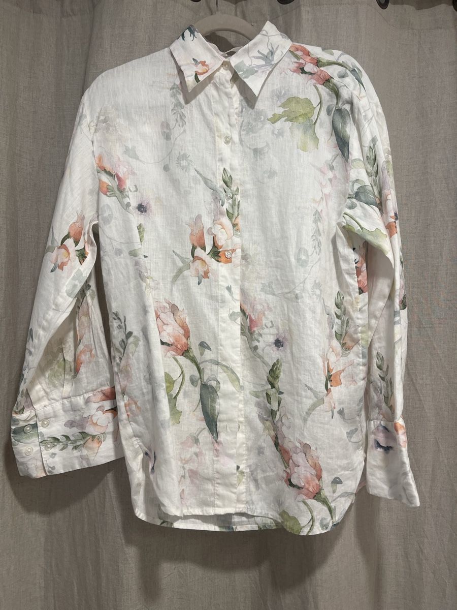 H&M Camicette: HM Leinenbluse Oversize mit Blumenmuster, Gr. XS,Versand 9.- – Nuovo (secondo la descrizione) da Meilen venduto da ana9