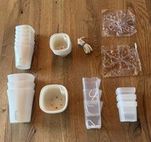 Selbstbewässerungstöpfe Semi-Hydrokultur, Zimmerpflanzen 2