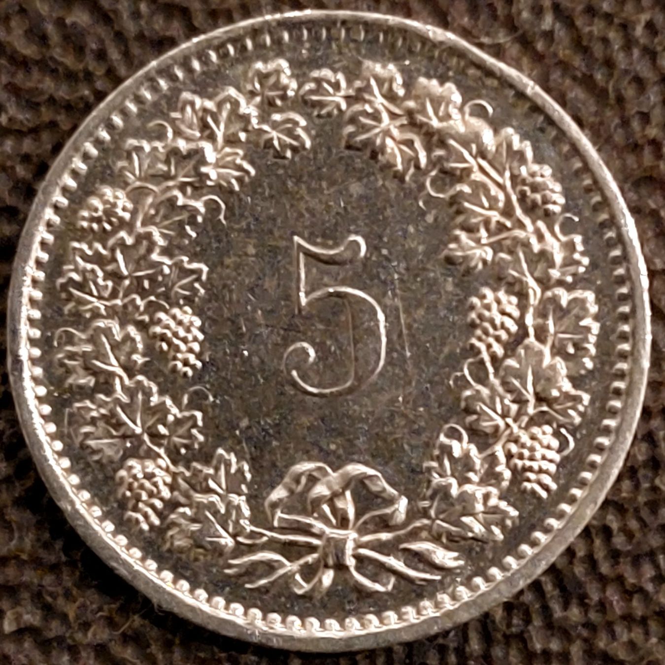 Tutti le monete: 5 Rappen 1955 – Usato da Arch venduto da coinsandmore 1
