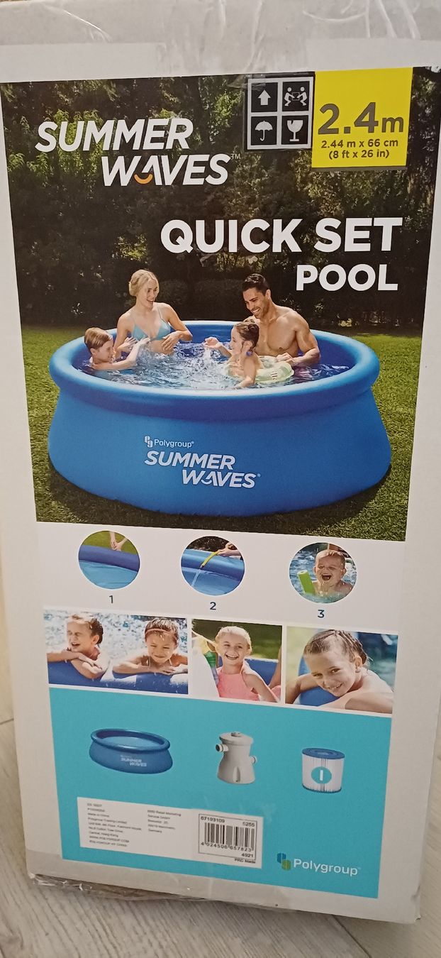 Piscine: Summer Waves Quick Set Pool 244cm NEU & OVP – Nuovo e nell'imballaggio originale da Staffelbach venduto da nad_k9f9 3