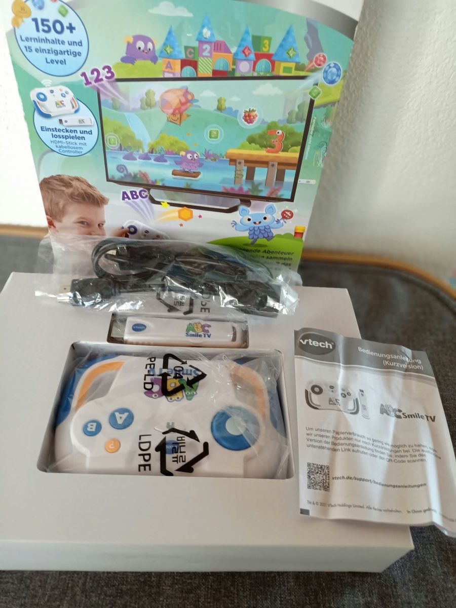 Vtech Jeux: Vtech ABC Smile TV Lernkonsole mit Controller neu – Neuf avec emballage d'origine à Wangen b. Olten par MOMO80 2