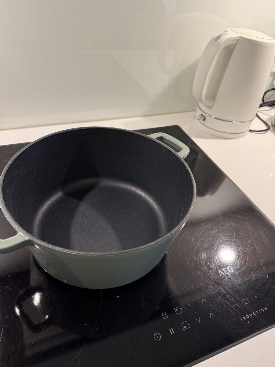 Pentole: Gusseisen Bräter Topf 25 cm mintgrün – Usato da Bülach venduto da tamara1301 3