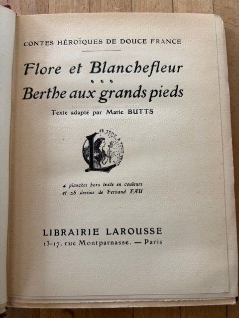 Livres: Contes: Flore et Blanchefleur, Berthe aux grands pieds – D'occasion à Bern par estalin 2