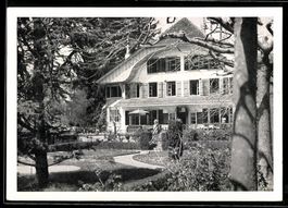 AK Längmoos /Bern, Villa mit Garten