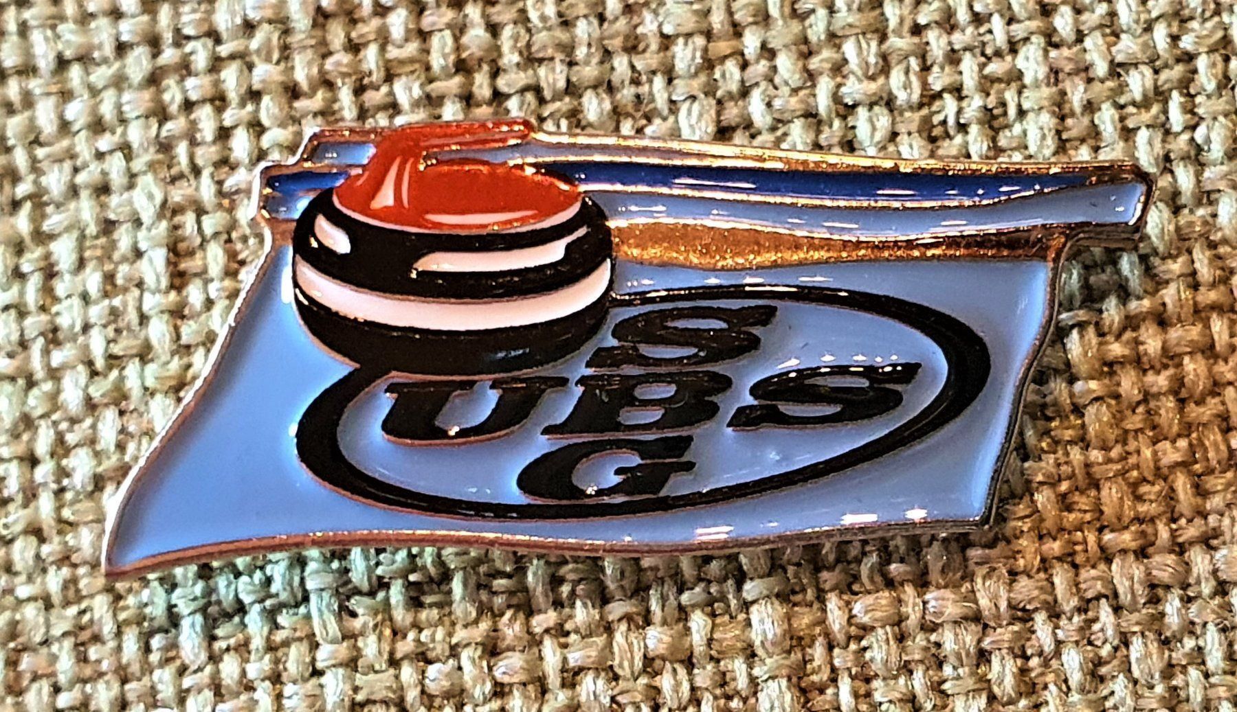 Placchette & Badge: K546 - UBS SBG Curling Team Schweiz – Usato da Reinach BL venduto da Boston-Verkauf