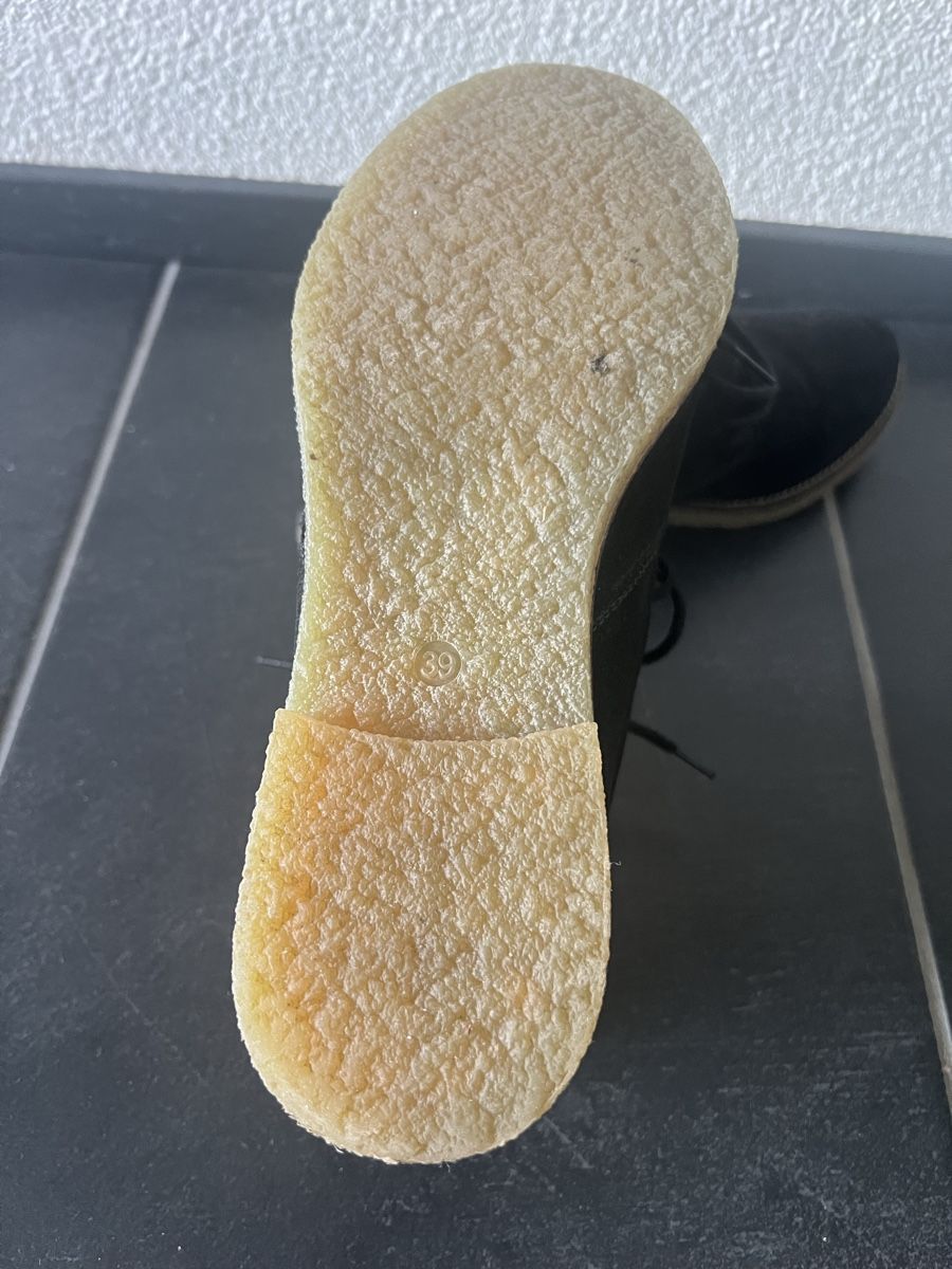 Scarpe da uomo: Schwarze Wildleder Winter Schuhe, Gr. 39, neuwertig – Nuovo (secondo la descrizione) da Perlen venduto da Chregle1 4