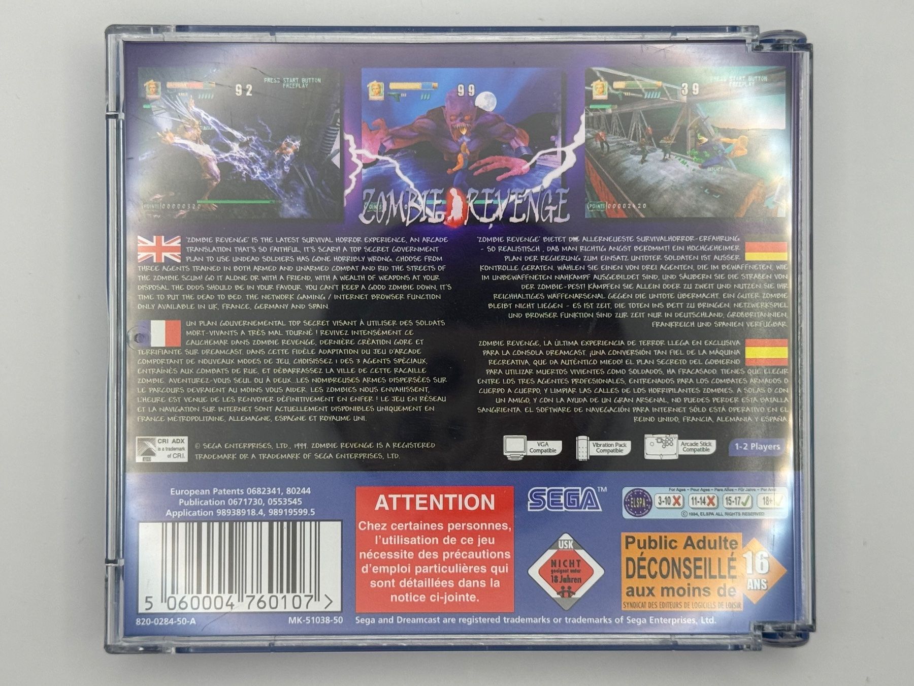 Sega Spiele: Dreamcast Zombie Revenge – Gebraucht aus Bettlach von awi_7jcb 1