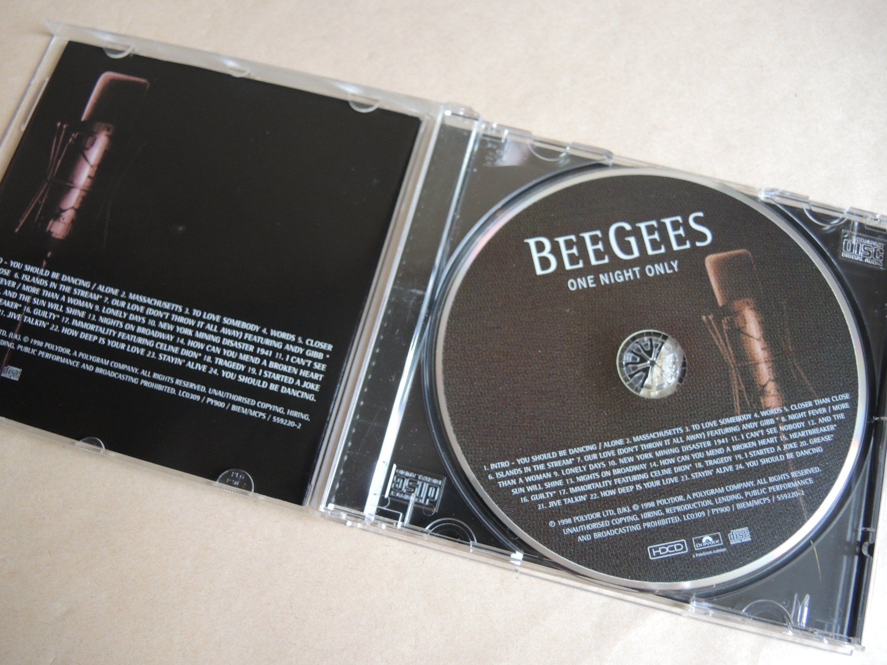 CD: Bee Gees - One Night Only CD - 24 Tracks – Usato da Rorschach venduto da maeck8 1