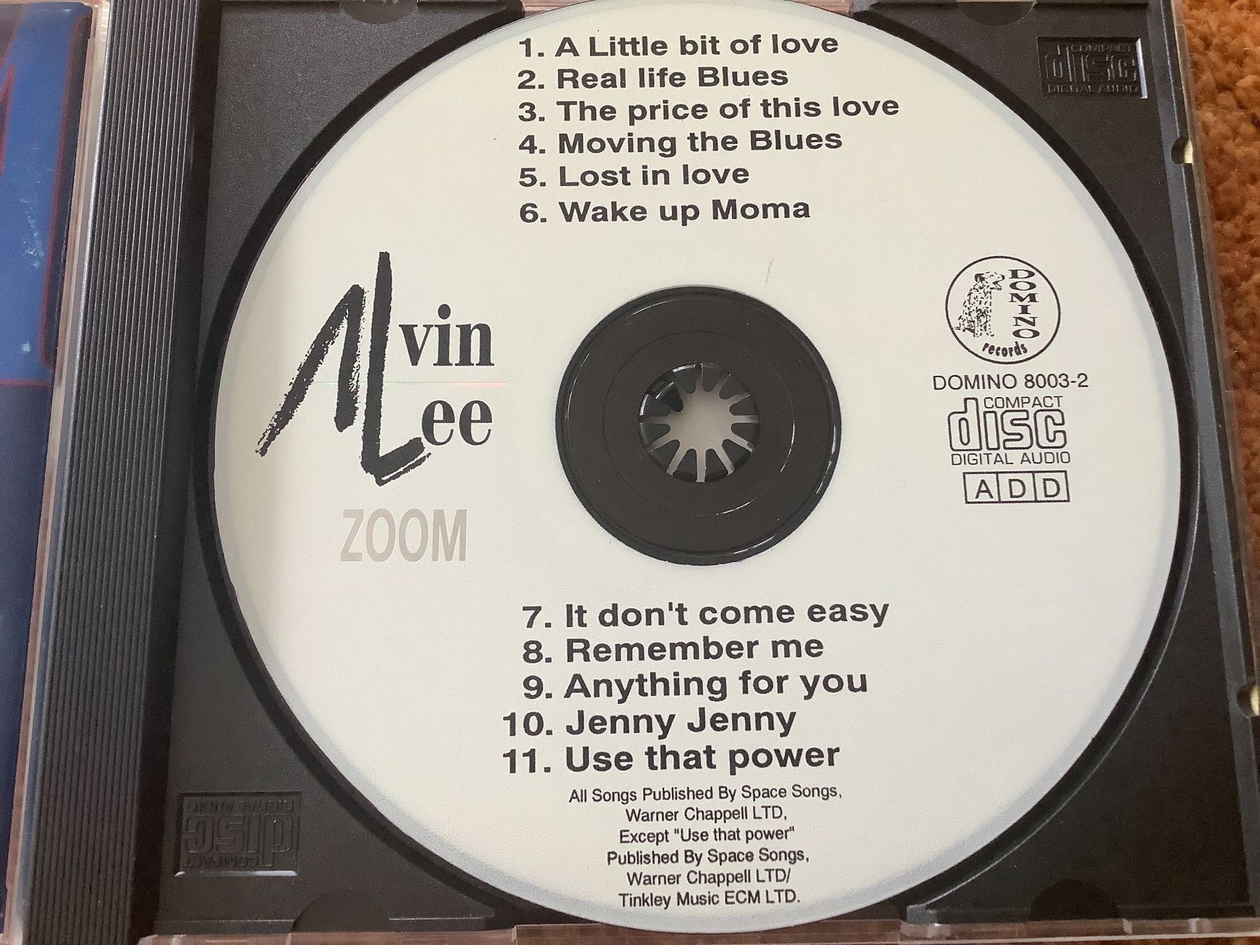 CD: Alvin Lee * Zoom – Usato da herzogenbuchsee venduto da HIFIANER 3