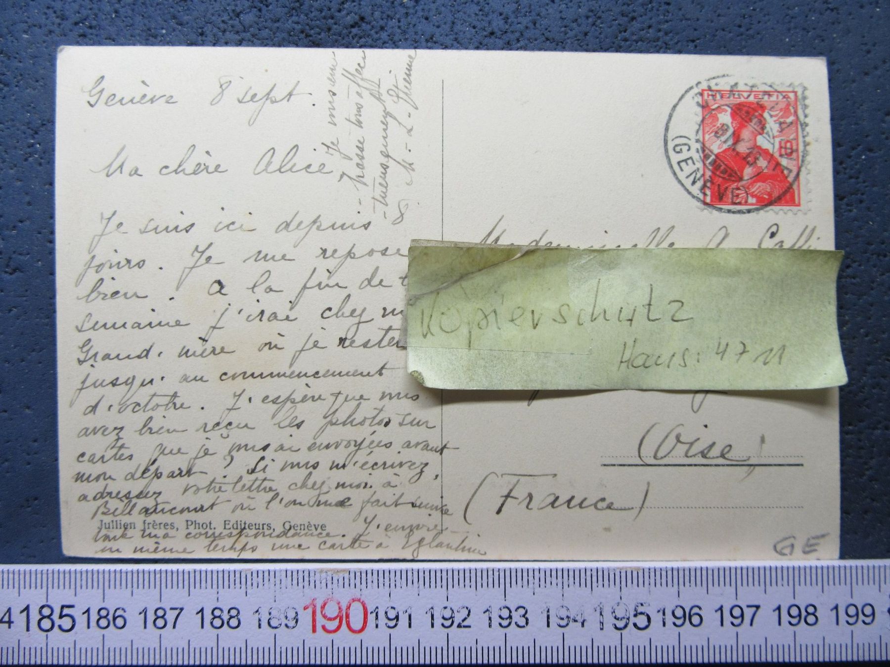 Cartoline postali: GENEVE 1913 GE AK – Usato da Ettingen venduto da Hausi4711 1