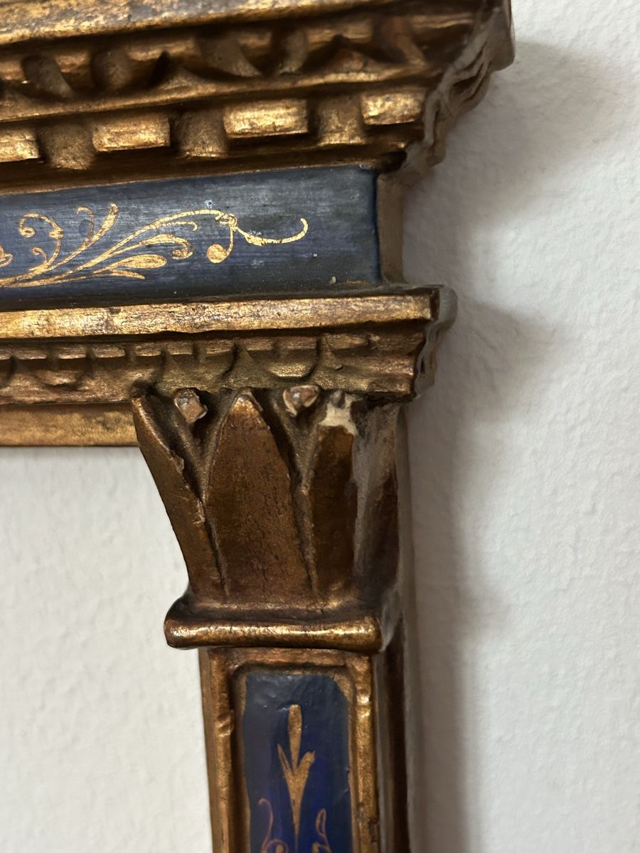 Cornici: Antiker Bilderrahmen Gold-Blau Renaissance-Stil – Usato da Riedholz venduto da Frettchen63 3