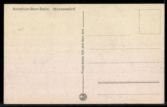 Cartoline postali: AK Moosseedorf, Totalansicht – Usato da Berlin venduto da bartko-reher 1