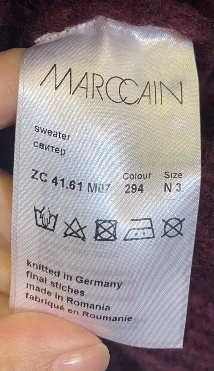 Marc Cain Maglioni & Felpe: Marc Cain Pullover Pflaume M/L neu  – Nuovo (secondo la descrizione) da Büron venduto da Coerner 6
