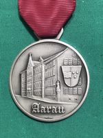 Sektionswettschiessen Medaille Aarau 1978 mit Band