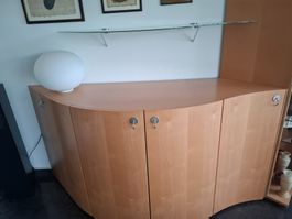 Sideboard Triangolo (Team by Wellis) Massiv Ahorn