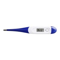 Digitales Fieberthermometer Blau-Weiss flexibel