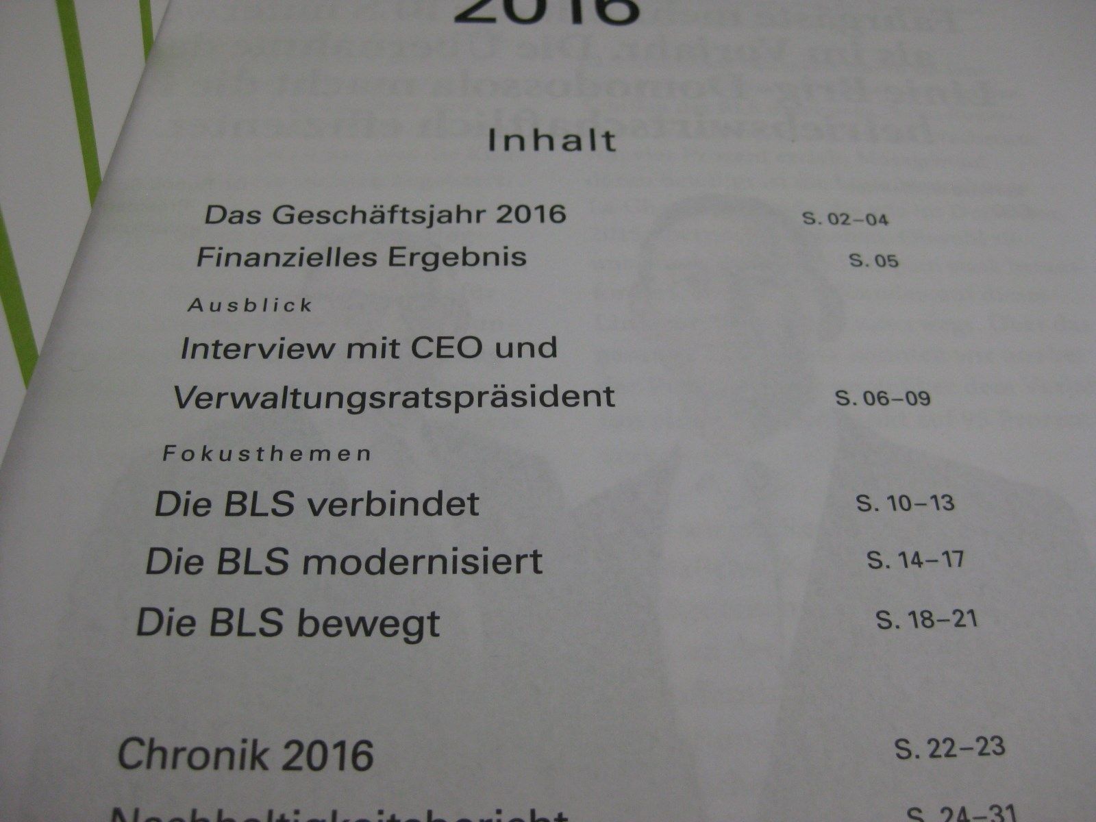 Libri: BLS Geschäftsbericht 2016 – Usato da Malters venduto da Marosko 1
