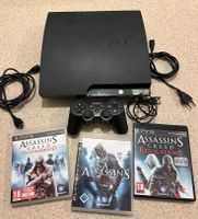 Playstation 3 mit 3 Games und Controller