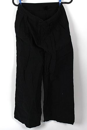 SHEIN Leinenhosen schwarz, Gr. XS