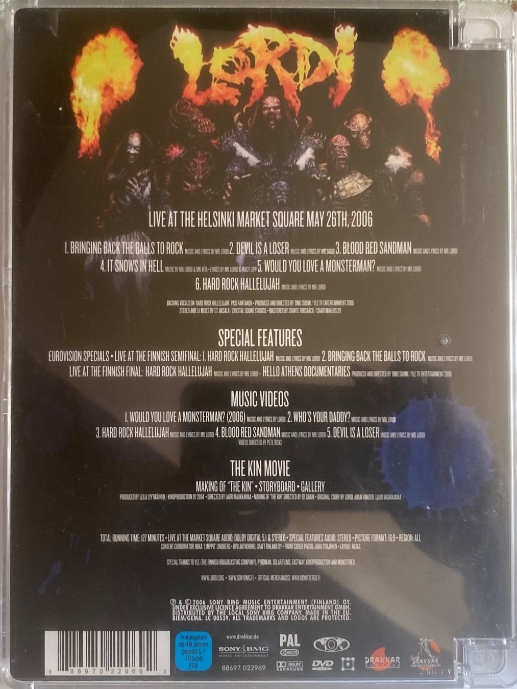 Tutti i DVDs: LORDI - MARKET SQUARE MASSACRE LIVE – Usato da Poliez-Pittet venduto da Newtown-Records 1