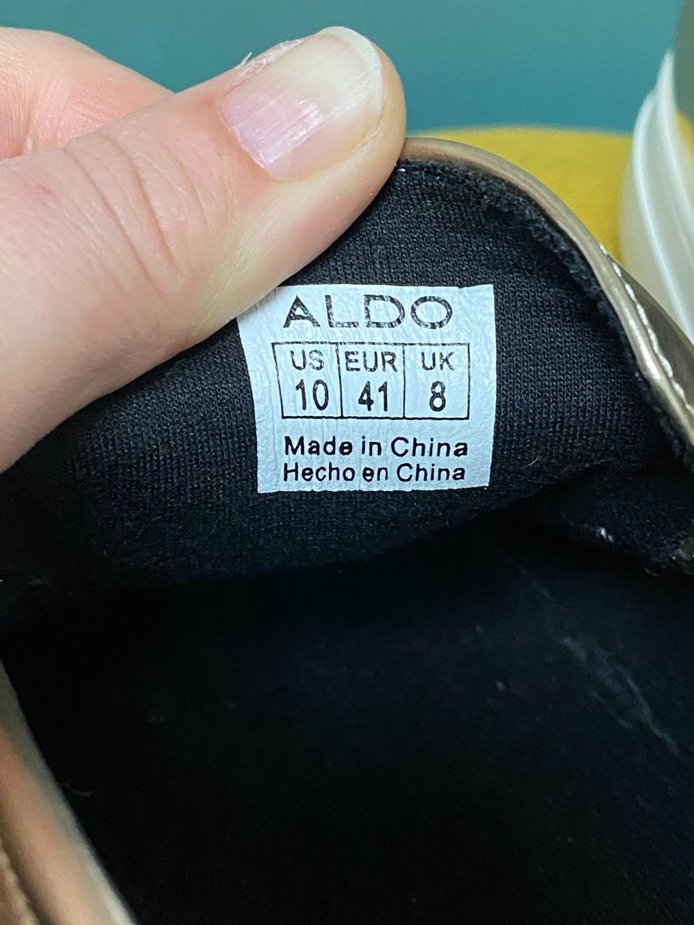 Aldo Scarpe da donna: Goldige Halb-/Plateauschuhe Gr 41 – Usato da Thalwil venduto da Alice015 5