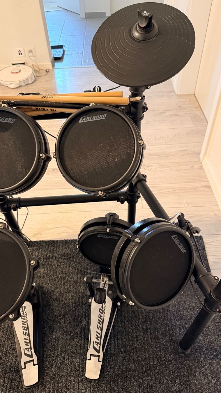 Musikinstrumente: Carlsbro CSD401 E-Drum Set (Mesh) inkl. Hocker & Sticks – Gebraucht aus Niederglatt ZH von Helloparty 5