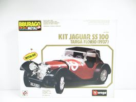 BBurago 1:18 Jaguar SS 100 Targa Florio Metal Kit