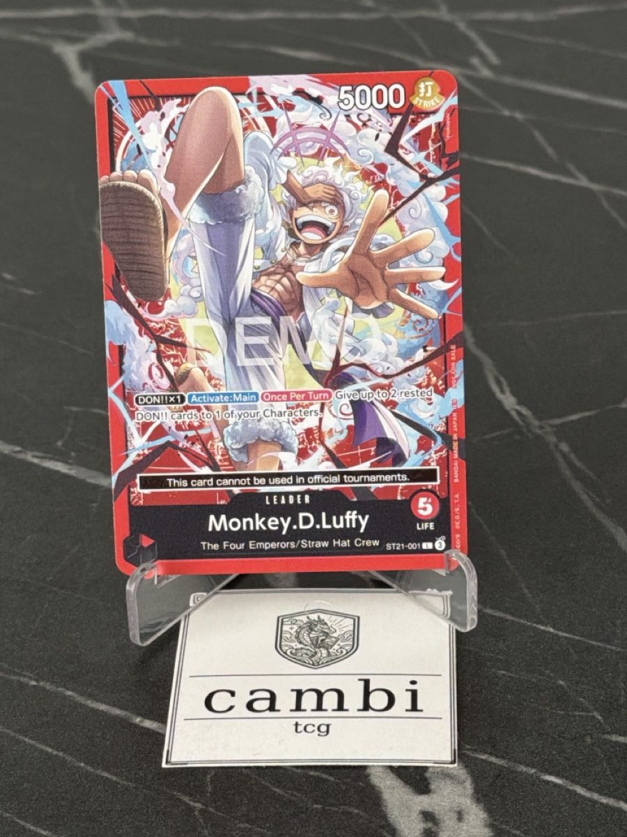 Bandai Carte collezionabili: One Piece ST21-001 Monkey.D.Luffy Demo, Englisch – Nuovo (secondo la descrizione) da St. Gallen venduto da cambitcg