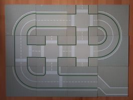 Lego Basisplatte, Strassenplatte, Plaque du base route