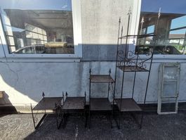 Dekorativer Pflanzenständer, Metallgestell für den Garten