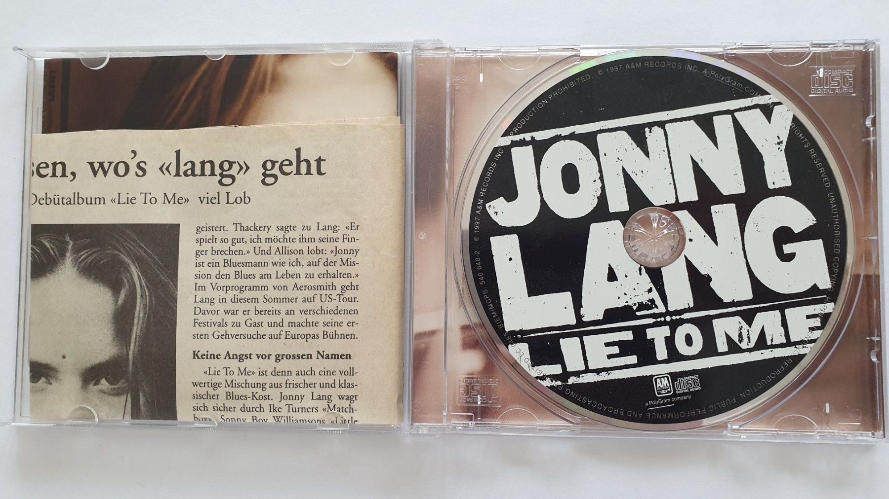 CD: Jonny Lang. Lie to me. – Usato da Goldach venduto da armando_r 2