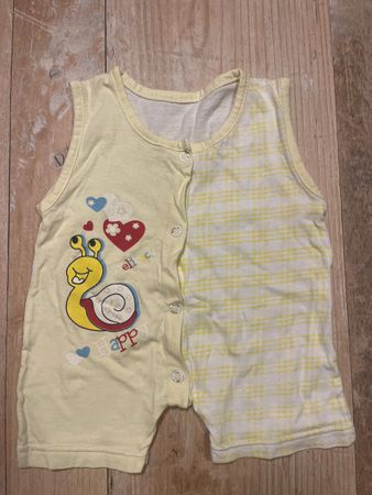 Süsser Sommer Baby Body Gr. 62, Schnecke 🐌