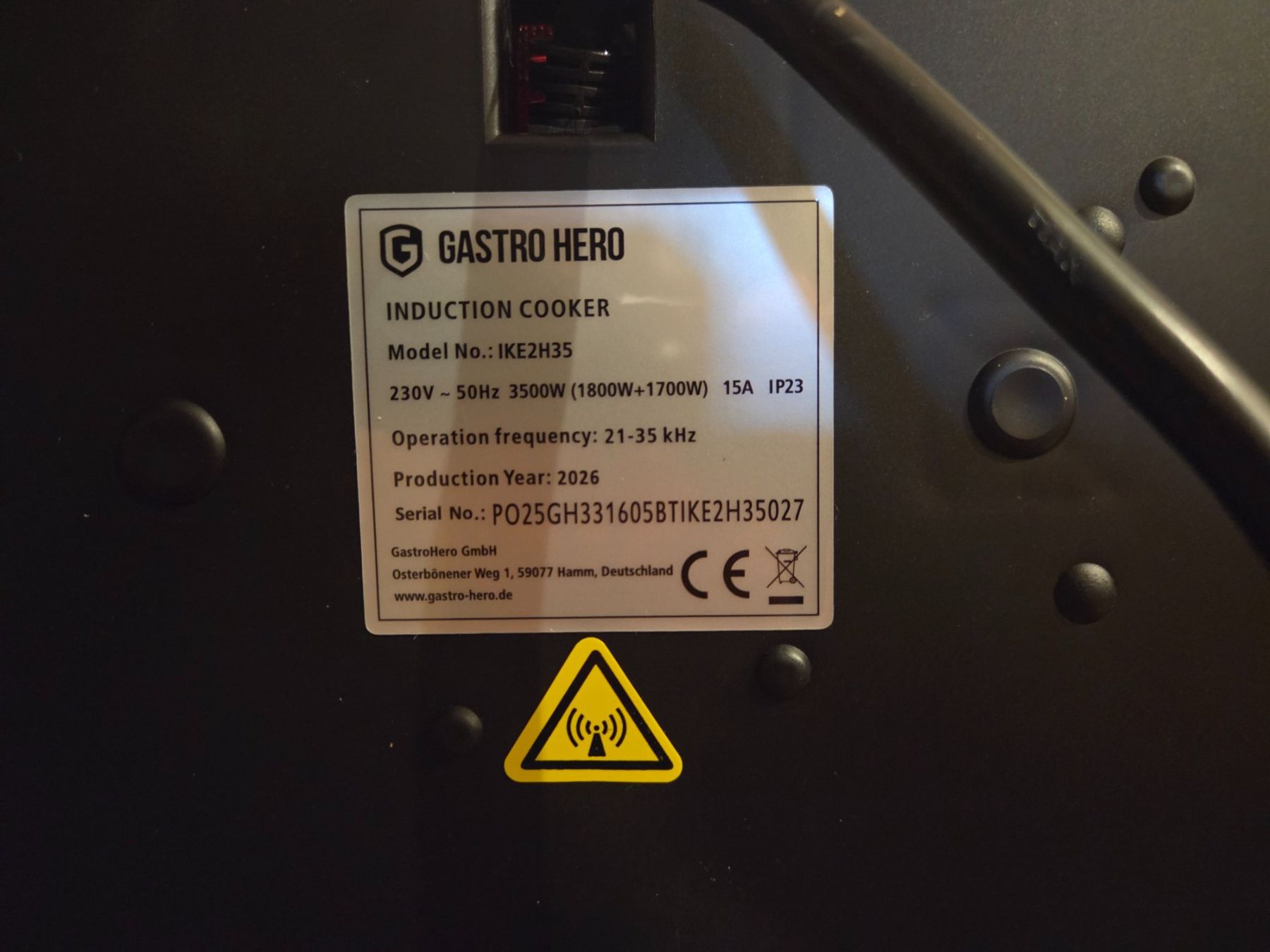 Cucine: Induktionskochfeld Gastro Hero – Usato da Langrickenbach venduto da matchless666 2