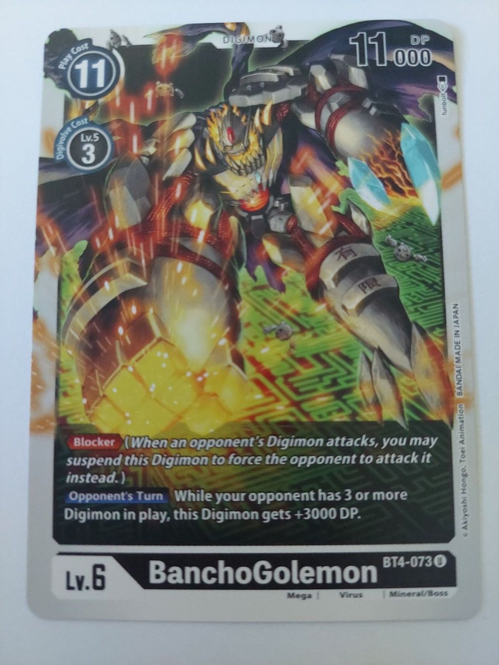 Cartoline: Digimon TCG BanchoGolemon – Nuovo (secondo la descrizione) da Köniz venduto da Toyscollect