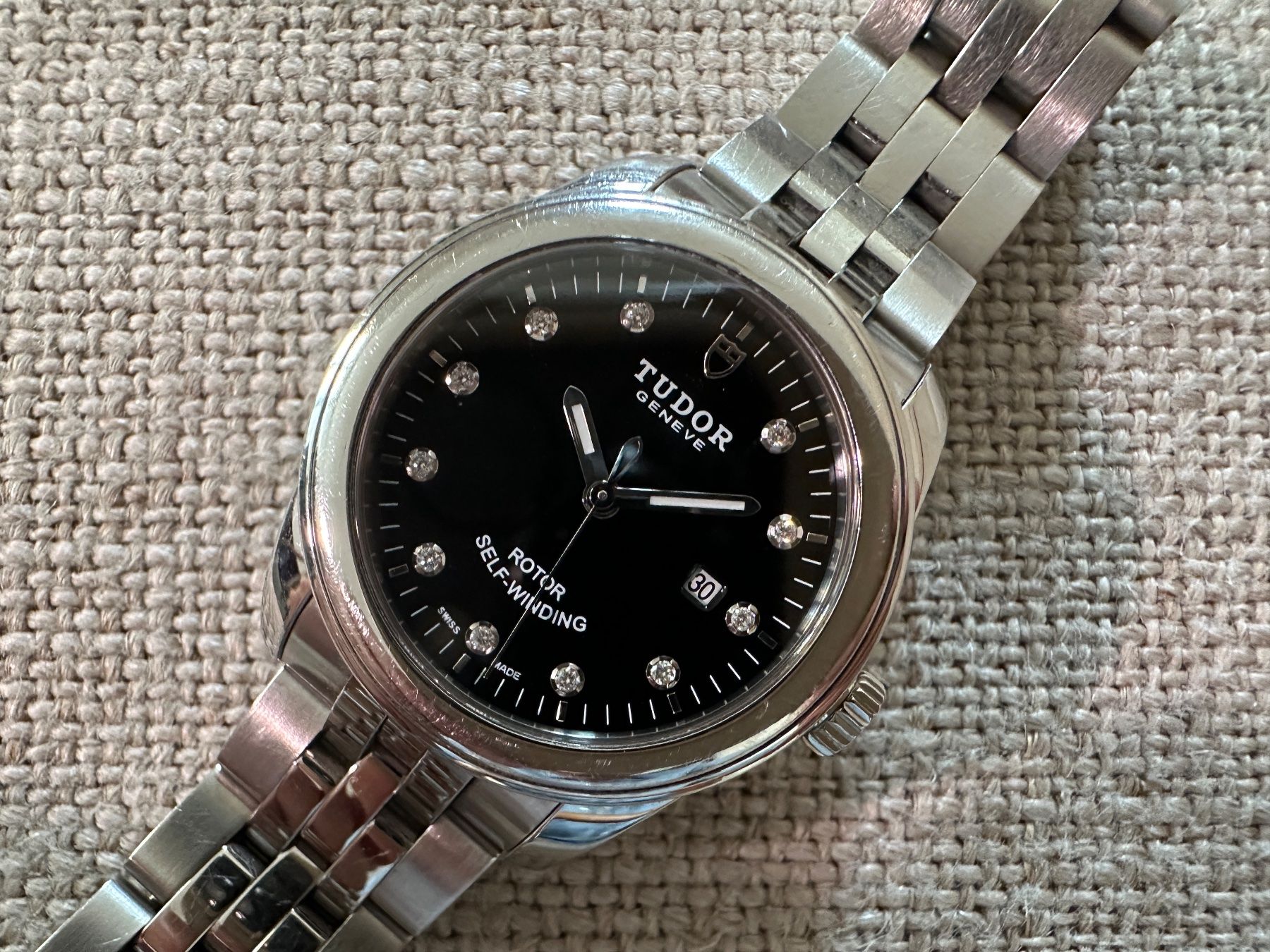 Tudor Orologi: Tudor Glamour Date Diamond Automatic 31mm Full-Set – Usato da Matten b. Interlaken venduto da cour13 2