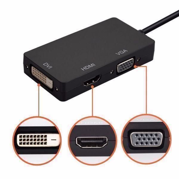 Adattatori: Mini Displayport zu HDMI DVI VGA Adapter – Nuovo e nell'imballaggio originale da Zürich venduto da Store-247 2