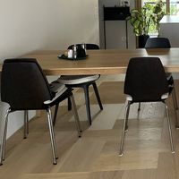 4x chaises IKEA noir