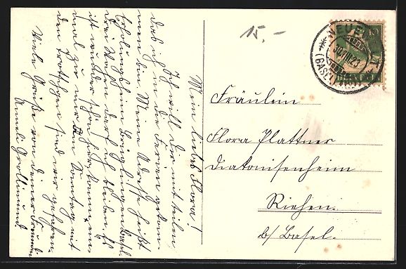 Ansichtskarten: AK Brüglingen, Erholungsheim, 1923 – Gebraucht aus Berlin von bartko-reher 1