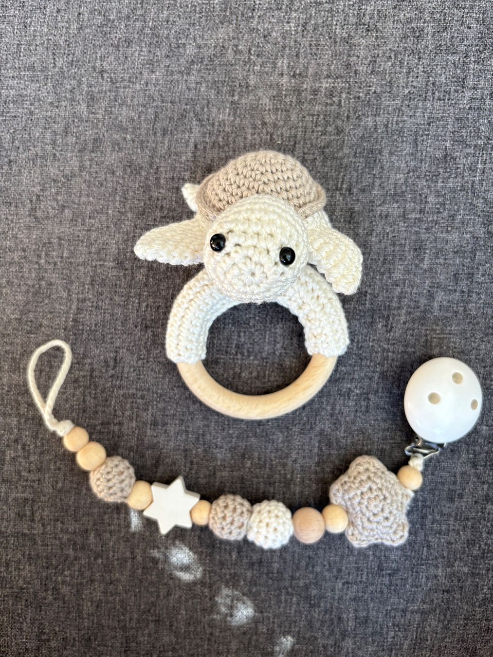 Catenine: Schildkrötenset beige – Nuovo (secondo la descrizione) da Chur venduto da Handkreativ 1