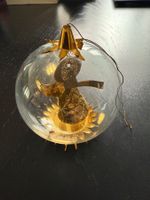 Vintage Christbaumkugel, Glas, Goldengel, Weihnachten!