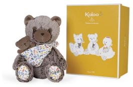 NEW KALOO - LINOO PELUCHE PAPA OURS OSCAR MEDIUM 36CM