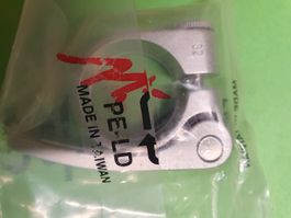 Satelstütze, Klemmschelle 32mm Tranz X Neu, silber.