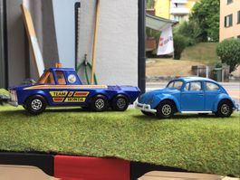 Matchbox Pick-up Truck Honda und VW 1200 Saloon