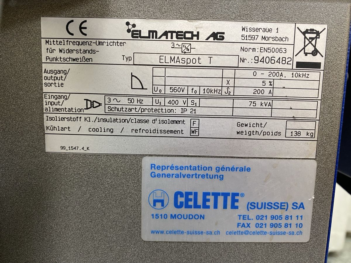 Löten & Schweissen: Punktschweissgerät von Elmatech Elmaspot T – Gebraucht aus Hägglingen von Karin0802 4