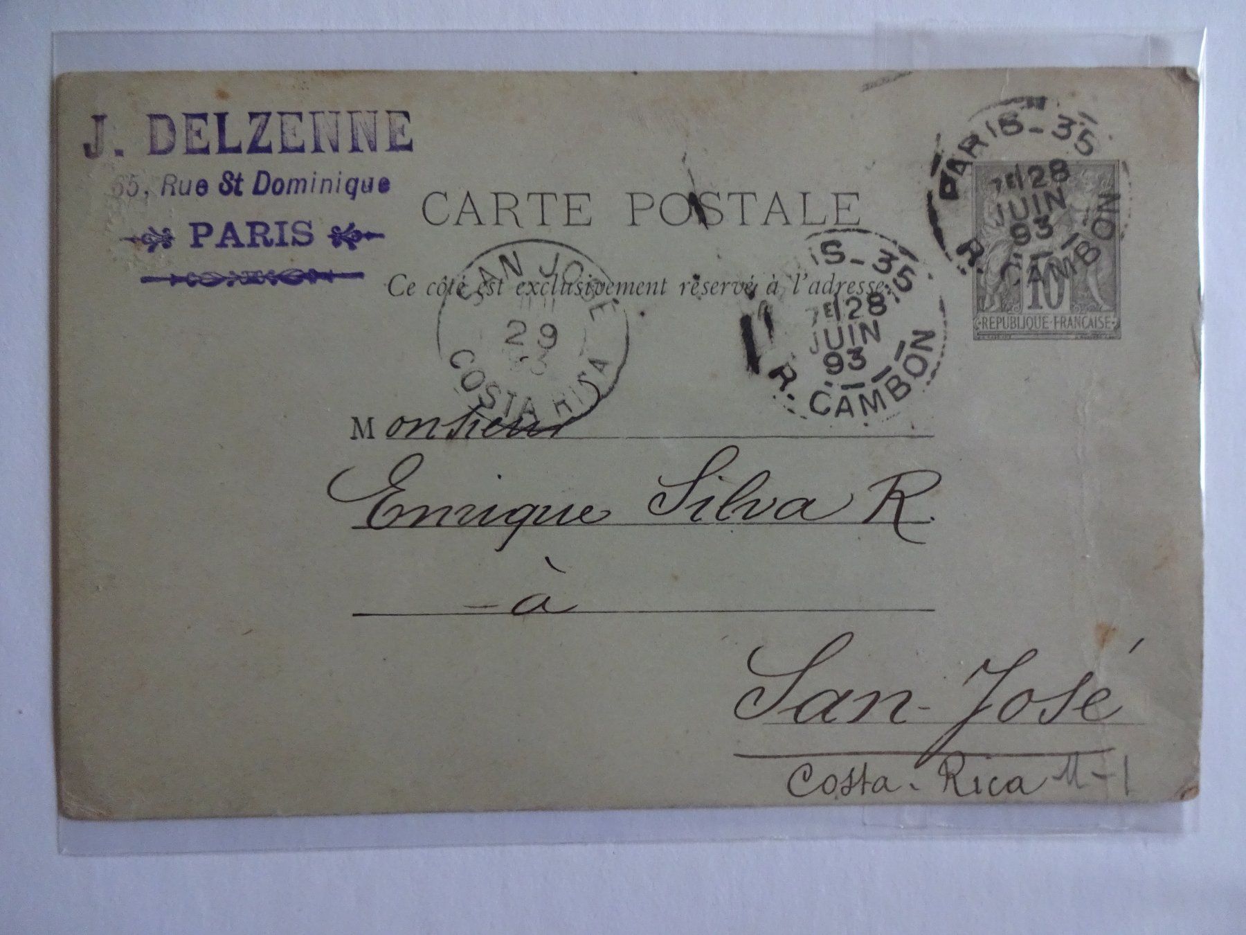Tutti i francobolli: Postkarten Ausland – Usato da Cham venduto da mktreasure 1