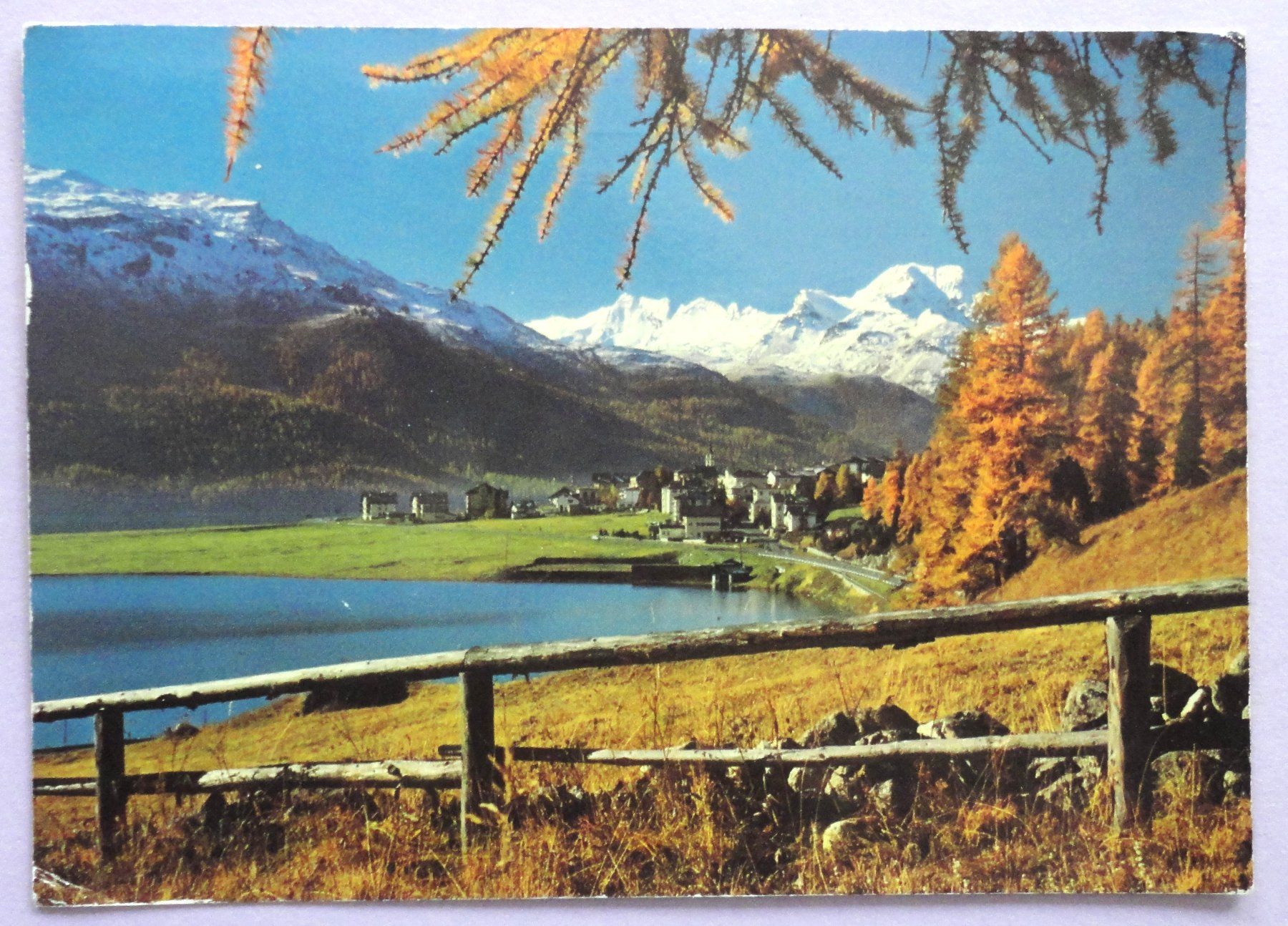 Cartoline postali: Silvaplana im Spätherbest – Difettoso da Fétigny venduto da Billy2miny