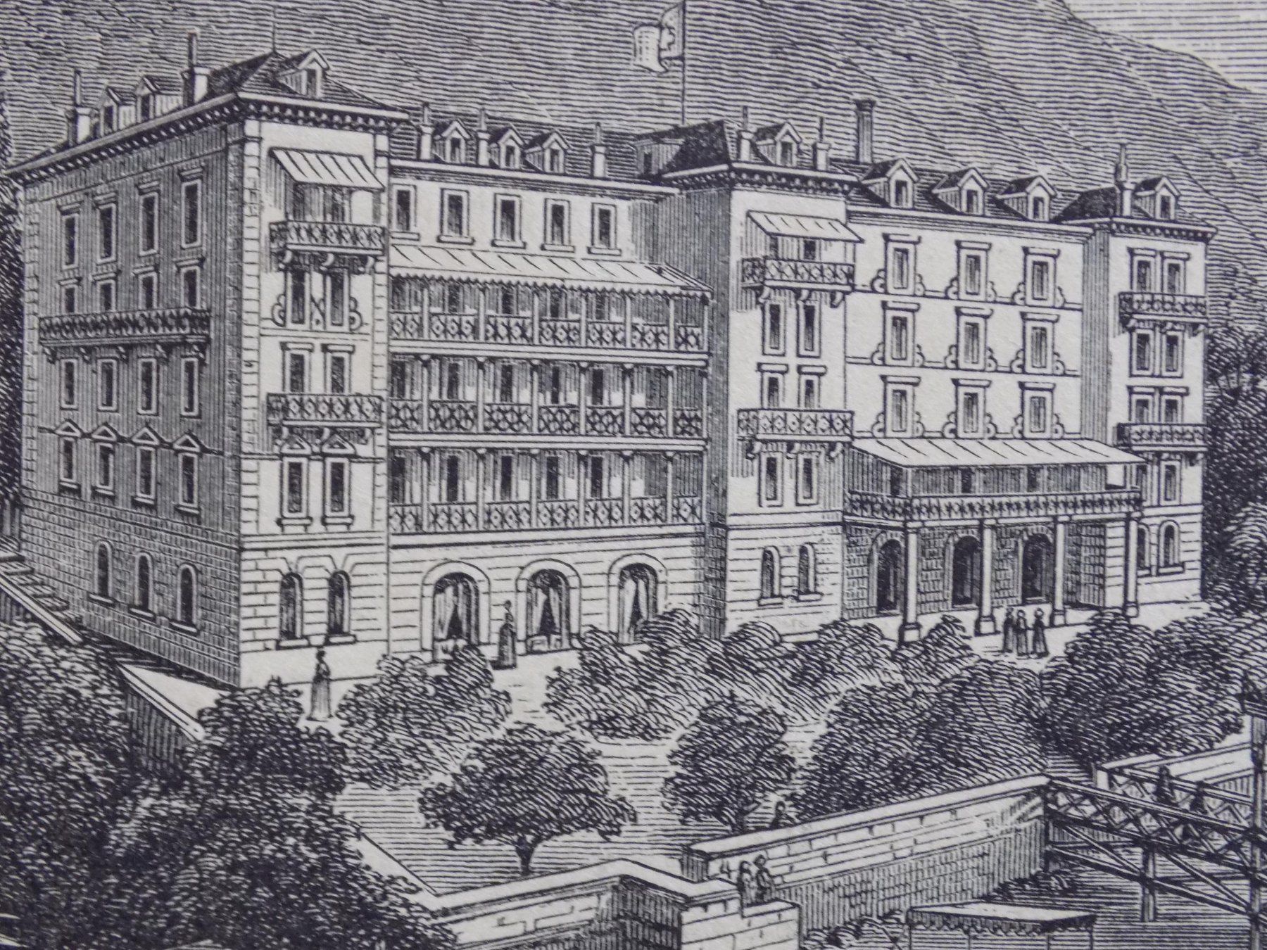 Incisioni: Montreux Hotel Pension Monnard – Usato da Risch venduto da Rischli15 9