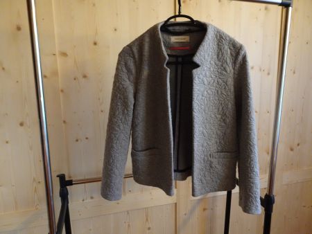 Uni graue Kurzjacke NAFNAF Gr. 34/XS - 221143