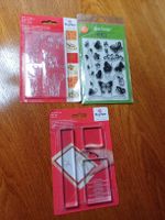 2 Silikon Stempel-Set sowie Acrylwürfel-Set